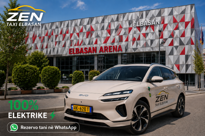 Zen Taxi Elbasan – Shërbim modern, 100% elektrik dhe i disponueshëm 24 orë në ditë